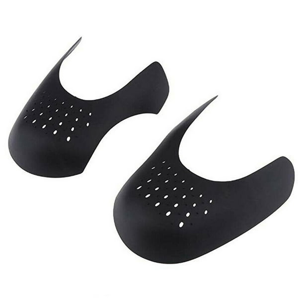 6 Pairs Black Shoes Shield Protector Anti Crease Shoe Toe Universal NEW